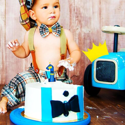 MTLE Jungle Animals 1st Birthday Candle Wild One Birthday Decorations for Boy First Cake Topper Safari Party Supplies in Saudi Arabia