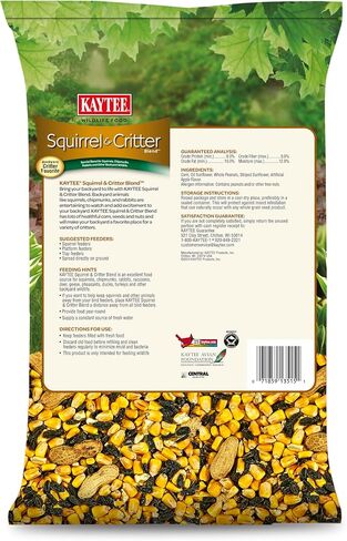 Kaytee Squirrel & Critter Food Blend For Squirrels, Chipmunks, Rabbits & Other Backyard Wildlife in Saudi Arabia