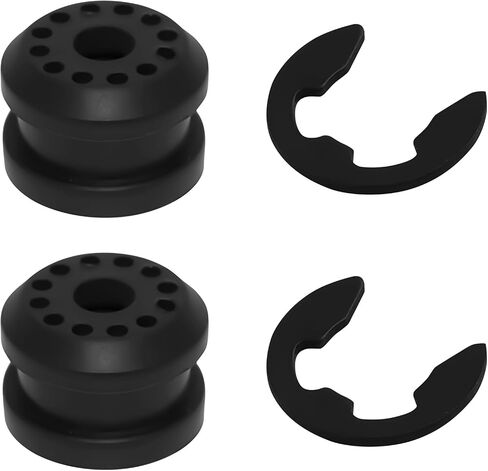 2 Pair Transfer Case Shifter Linkage Bushing, Shifter Linkage Control Lever Bushing Grommet Replacement with 2 E-Clip, Fit for Dodge Ram 1500 2500 3500, OEM#68078974AA 68078975AA Replacement in Saudi Arabia