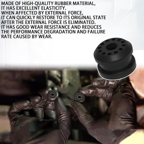 2 Pair Transfer Case Shifter Linkage Bushing, Shifter Linkage Control Lever Bushing Grommet Replacement with 2 E-Clip, Fit for Dodge Ram 1500 2500 3500, OEM#68078974AA 68078975AA Replacement in Saudi Arabia