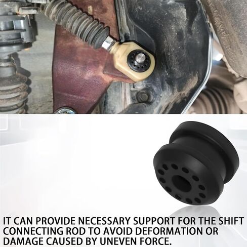 2 Pair Transfer Case Shifter Linkage Bushing, Shifter Linkage Control Lever Bushing Grommet Replacement with 2 E-Clip, Fit for Dodge Ram 1500 2500 3500, OEM#68078974AA 68078975AA Replacement in Saudi Arabia