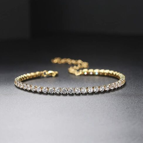 Lamdo 18K Gold Plated Womens Stackable Floral Gold Clover Bracelets Set Love Bangle Bracelets Non Tarnish, Gold Bracelet Set Trendy Jewelry,Gifts for Women's Day and Mother's Day in Kuwait