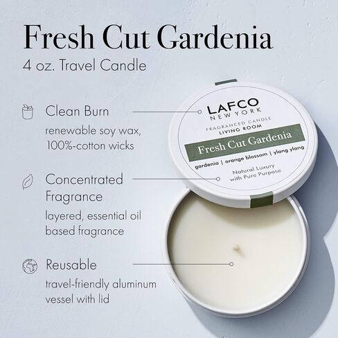 Lafco New York Travel Candle ، Sea & Dune - 4 أوقية - وقت حرق لمدة 20 ساعة - صنع في الولايات المتحدة الأمريكية in Saudi Arabia