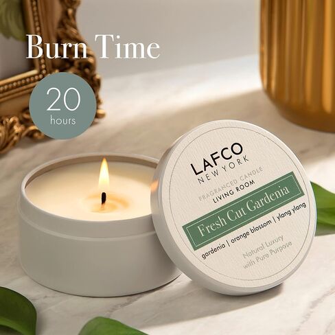 Lafco New York Travel Candle ، Sea & Dune - 4 أوقية - وقت حرق لمدة 20 ساعة - صنع في الولايات المتحدة الأمريكية in Saudi Arabia