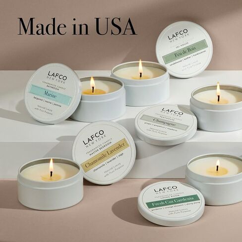 Lafco New York Travel Candle ، Sea & Dune - 4 أوقية - وقت حرق لمدة 20 ساعة - صنع في الولايات المتحدة الأمريكية in Saudi Arabia