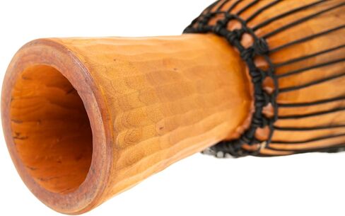 Meinl Percussion Djembe Hand Drum Circle Instrument, Carved Mahogany Headliner Series — NOT Made in China — African Mali Weave Ropes, 2-Year Warranty, Nile, Small (HDJ4-S) in Saudi Arabia