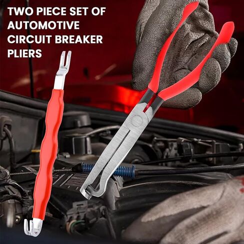 Electrical Disconnect Pliers and Connector Separator, Automotive Electrical Connector Plier, Terminal Removal Tool, Fuel Line Petrol Clip Pipe & Hose Disconnect Tools(Red) in Saudi Arabia