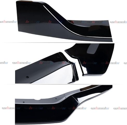 3pcs الأمامي المصد الشفة المتوافقة مع 2020-2023 دودج الشاحن SRT Hellcat Scat (فقط واسعة) ، سد الهواء السد المفسد الذقن ، مجموعة حماية الجسم (أسود لامع) in Saudi Arabia