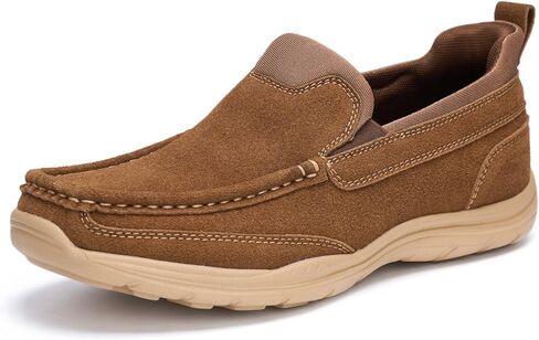 Men's Hand Free Casual Shoes Leather Slip On Loafers in Kuwait