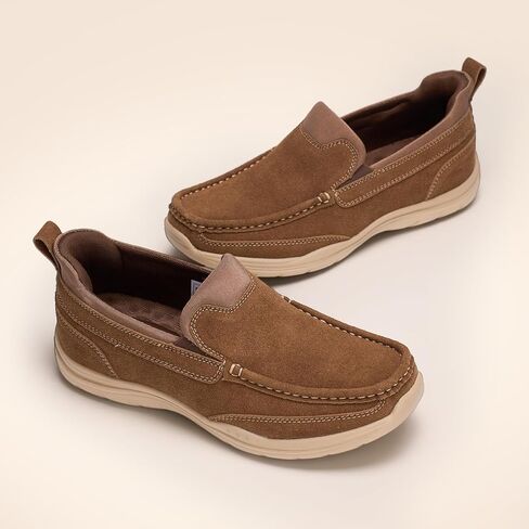 Men's Hand Free Casual Shoes Leather Slip On Loafers in Kuwait