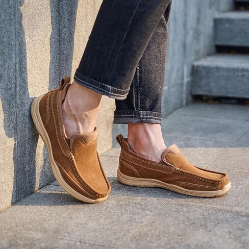Men's Hand Free Casual Shoes Leather Slip On Loafers in Kuwait