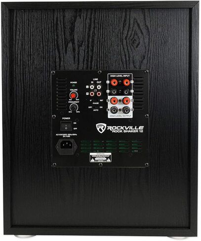 Rockville Rock Shaker 12" Inch White 400w Powered Home Theater Subwoofer Sub in Saudi Arabia