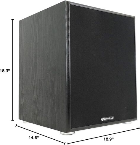 Rockville Rock Shaker 12" Inch White 400w Powered Home Theater Subwoofer Sub in Saudi Arabia