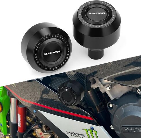ZX10R Frame Sliders Fit For NINJA ZX10R 2011-2023 2024 2025 + | ZX10RR 2021-2023 2024 2025 + NINJA ZX-10R Falling Protect Crash Sliders Protect Falling protector Accessories BK in Saudi Arabia
