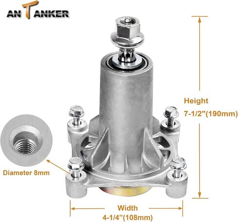 Antanker 187292 192870 مجموعة المغزل استبدال أجزاء جزازة العشب AYP Craftsman 532187292 532187281 587819701 587125401 567253301 H usqvarna مجموعة مغزل 42 بوصة 46 بوصة 48 بوصة 54 بوصة in Kuwait