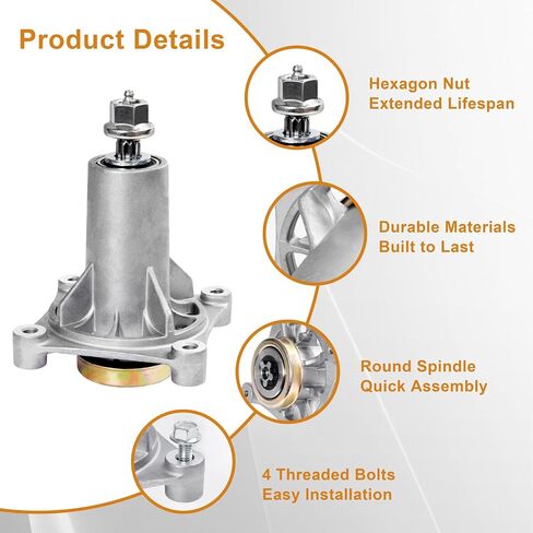 Antanker 187292 192870 مجموعة المغزل استبدال أجزاء جزازة العشب AYP Craftsman 532187292 532187281 587819701 587125401 567253301 H usqvarna مجموعة مغزل 42 بوصة 46 بوصة 48 بوصة 54 بوصة in Kuwait