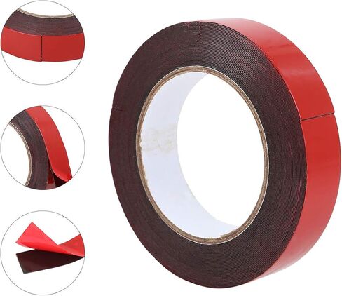 X AUTOHAUX Foam Double Sided Tape for Car Door Window Photo Frame 10m X 25mm X 0.5mm in Saudi Arabia