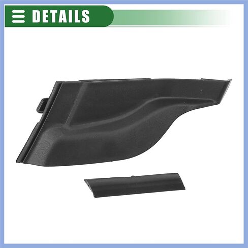 Front Right Cowl Side Vent Cover, Passenger Side Cowl Hood Side Seal Cover, for Toyota Prius 2010-2015, Plastic, No.5508347020, Black, 1 Pc Stable in Saudi Arabia