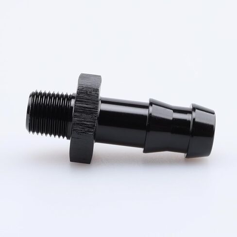 Male 1/8" NPT to 3/16" Hose Barb Fitting Aluminum Black, Pack of 2 in Saudi Arabia