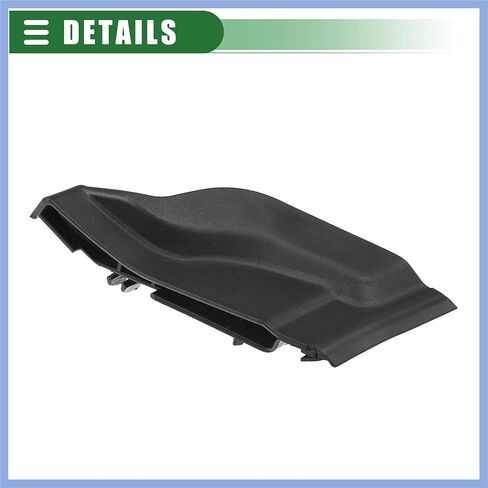 Front Right Cowl Side Vent Cover, Passenger Side Cowl Hood Side Seal Cover, for Toyota Prius 2010-2015, Plastic, No.5508347020, Black, 1 Pc Stable in Saudi Arabia