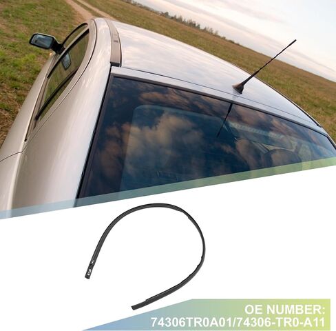 X AutoHaux 1PCS Window Glass Seals حزام الباب Weatherstrip No74306TR0A01 لـ Honda Civic Ex-L HF Hybrid-L LX Natural Gas SE SI 1.5L L4 in Saudi Arabia