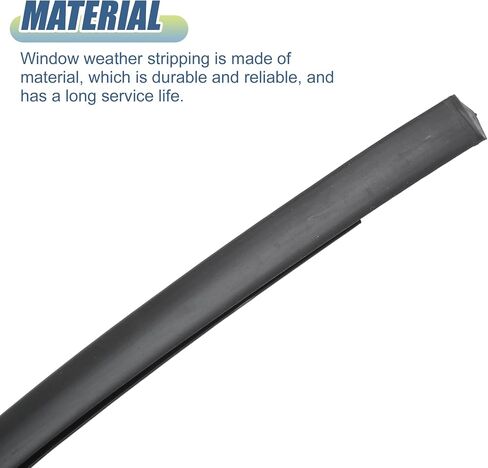 X AutoHaux 1PCS Window Glass Seals حزام الباب Weatherstrip No74306TR0A01 لـ Honda Civic Ex-L HF Hybrid-L LX Natural Gas SE SI 1.5L L4 in Saudi Arabia