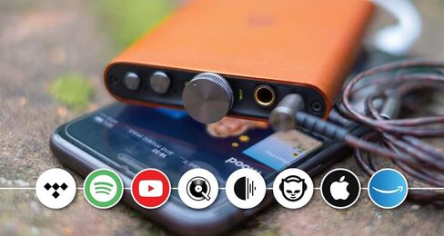 مكبر صوت سماعة رأس اي فاي هيب داك 2 محمول ومتوازن لاجهزة اندرويد وايفون مع مدخل USB فقط/مخارج: 3.5 ملم غير متوازن / 4.4 ملم متوازن - فك تشفير MQA in Kuwait
