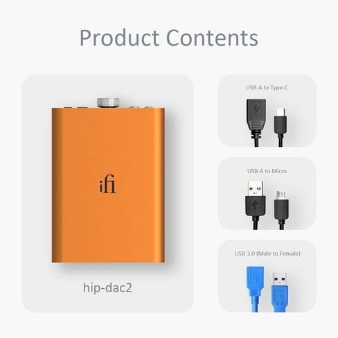 مكبر صوت سماعة رأس اي فاي هيب داك 2 محمول ومتوازن لاجهزة اندرويد وايفون مع مدخل USB فقط/مخارج: 3.5 ملم غير متوازن / 4.4 ملم متوازن - فك تشفير MQA in Kuwait