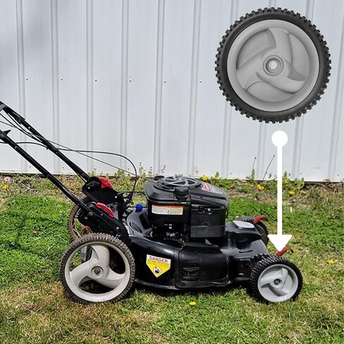 734-04018 عجلات القيادة الأمامية مناسبة لجزازة Troy Bilt TB240 - إطارات عجلات 8 بوصة لجزازة Troy Bilt Honda Tuff Cut 210 230 Craftsman ذاتية الدفع، استبدل 734-04018A، 734-04018B، عبوتان، رمادي in Saudi Arabia
