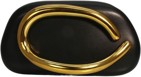 RomanticDesign Women Trendy PU Leather Evening Clutch Chic Decor Handle Party Prom Wedding Shoulder Bag in Kuwait