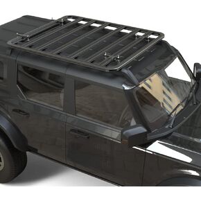 Mountainpeak 600LB Capacity 63" x 51" Aluminum Car Rooftop Platform, Universal Flat Roof Rack Cargo Carrier System