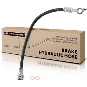 A-Premium Front Maptenger Brake Hose Hose متوافق مع نماذج Nissan و Suzuki المختارة-Frontier 2005-2019 ، Pathfinder 2005-2012 ، Xterra 2005-2015 ، خط الاستواء 2009-2012-استبدال# 46210a00a