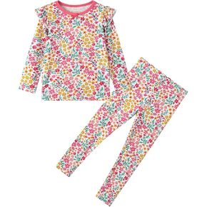 Toddler Girl Pants Set Infant Girls Long Sleeve Tops and Leggings Clothes Sets 2Piece Fall Kids Outfits in Saudi Arabia