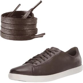 1/4"(6mm) Waxed Flat Shoe Laces for Cole Haan Grand Crosscourt Sneakers, Dress Shoelaces Replacement for Business