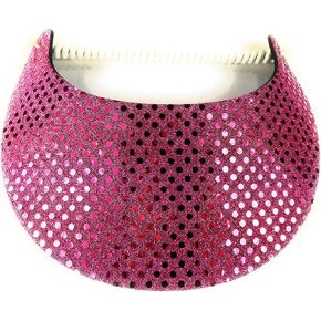 Clarke Glitz Confetti Foam Visor (Fuschia)