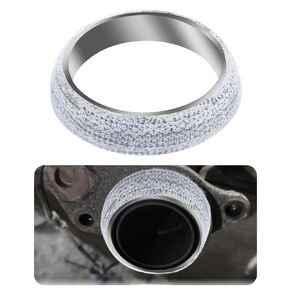 ID 65mm Car Exhaust Gasket, Professional Exhaust Flange Gasket Universal Graphite Exhaust Donut Gasket Replacement Car Accessories for Noise Reduction(65MM)
