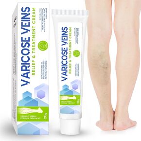 Varicose Veins Treatment Cream for Legs, Effective Varicose Veins Cream to Treat Varicose & Spider Veins, Protect Vascular Health(20g)