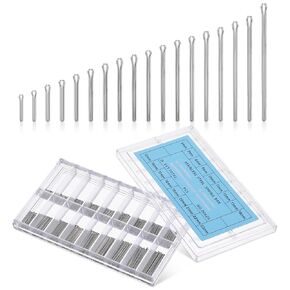 360 pcs 6-23mm Watch Band Link Cotter Pins Stainless Steel Watch Watch Dins Pins Pins Pins Pins Pinsing Kit Kinds Kit