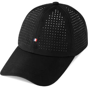 Breathable Mesh Baseball Cap for Men Women, Adjustable Laser Perforated Quick Dry Outdoor Golf Running Hat