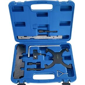 9Pcs Engine Camshaft Alignment Timing Tool Kit, Timing Tool Kit Compatible with Ford Focus Fiesta Mazada 1.5 1.6 VCT, Camshaft Flywheel Locking Tools 303-1097