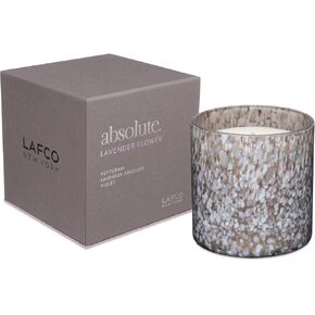 LAFCO New York Signature Candle, Rose de Mai - 15.5 oz - 90-Hour Burn Time - Reusable, Hand Blown Glass Vessel - Made in The USA