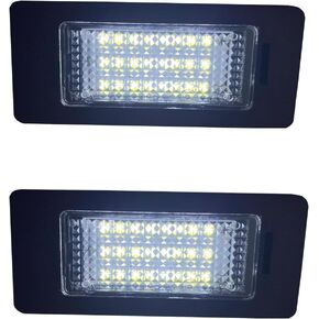 2x LED LED لوحة رخصة مصباح مصباح مصباح BM W 1 3 5 Series E82 E88 E90 E91 E92 E93 E39 E60 E61 E70 E71 X1 X3 X5 X6 ، 325I 328I 525I 528i 530i 540i ،