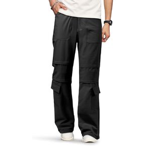 GINGTTO Mens Casual Cargo Pants Y2k Pants Men Baggy