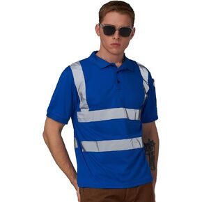 A-Safety Hi Vis Safety Safety Construction صفراء اللون البرتقالي الوردي الأزرق الأسود القمصان للرجال للنساء in Kuwait