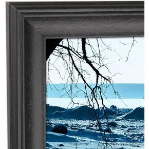 Posters Frame 9x29 Picture Frame Black Panoramic Frames 9x29 Photo Frame Solid Wood Black including Hanging Hardware (F23B929) ﻿