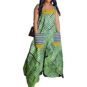 Lucuna Women's Boho Wide Leg Belesuits Summer Outfits Summeress Rompers فضفاضة فضفاضة مع جيوب