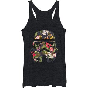 STAR WARS Women's Storm Flowers Tri-Blend Racerback Layering Tank