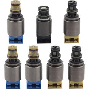 7pcs 6 سرعات ناقل الحركة مجموعة الملفات اللولبية مناسبة لعام 2002-2011 BMW X3 x5 323i 325i 335i Audi A4 A6 Q7 & More استبدال# 6HP19 6HP26 6HP32 6HP21 6HP28 6HP34 1068298045 1068298046
