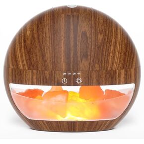 ARVIDSSON Essential Oil Diffuser, Himalayan Salt Lamp Diffusers for Essential Oils, Ultrasonic Aromatherapy Diffuser with 100% Pure Himalayan Salt Rocks, Cool Mist Humidifier, Gift for Women