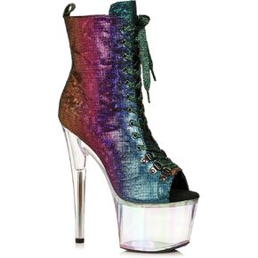 Ellie Shoes Women 709-Amy-Mult-11 Boot في الكاحل